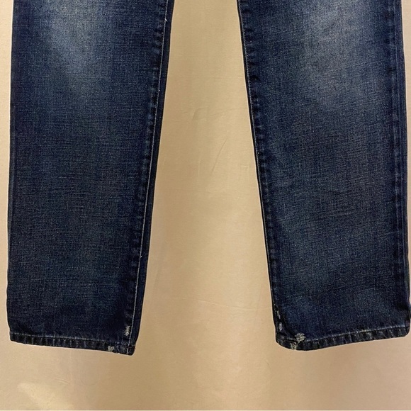 Joe’s Jeans 34x32.5 Classic Fit In Abrhem Blue Wash Mens Distressed 100% Cotton - Picture 4 of 11